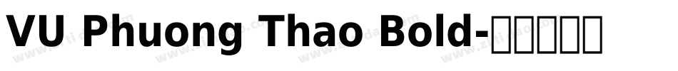 VU Phuong Thao Bold字体转换